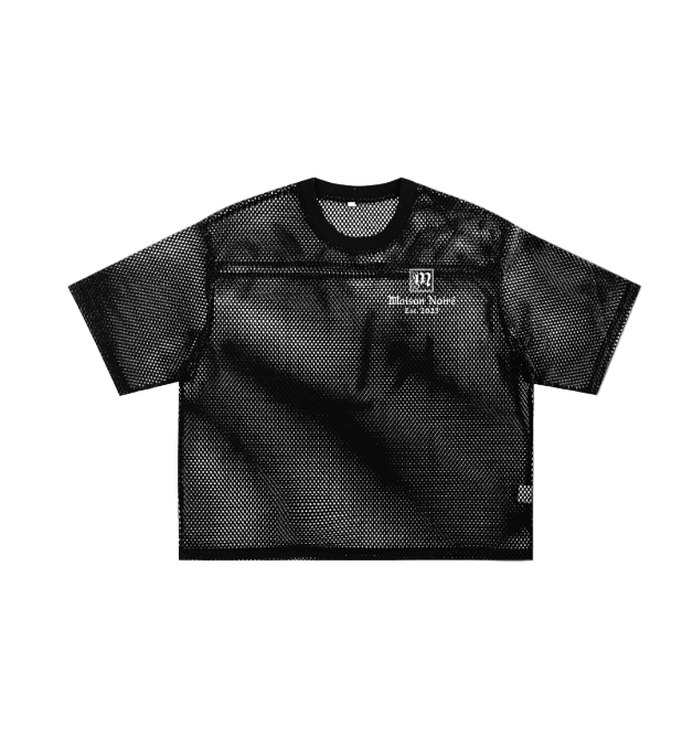 See Through Boxy Net Shirt