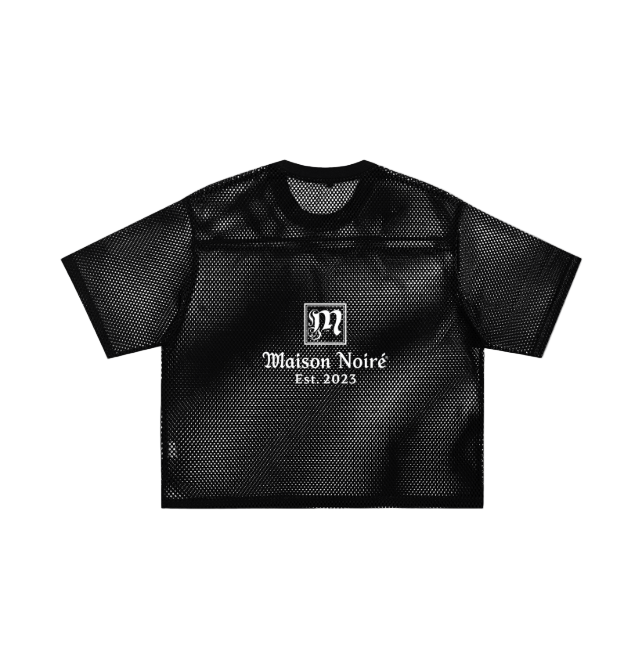 See Through Boxy Net Shirt